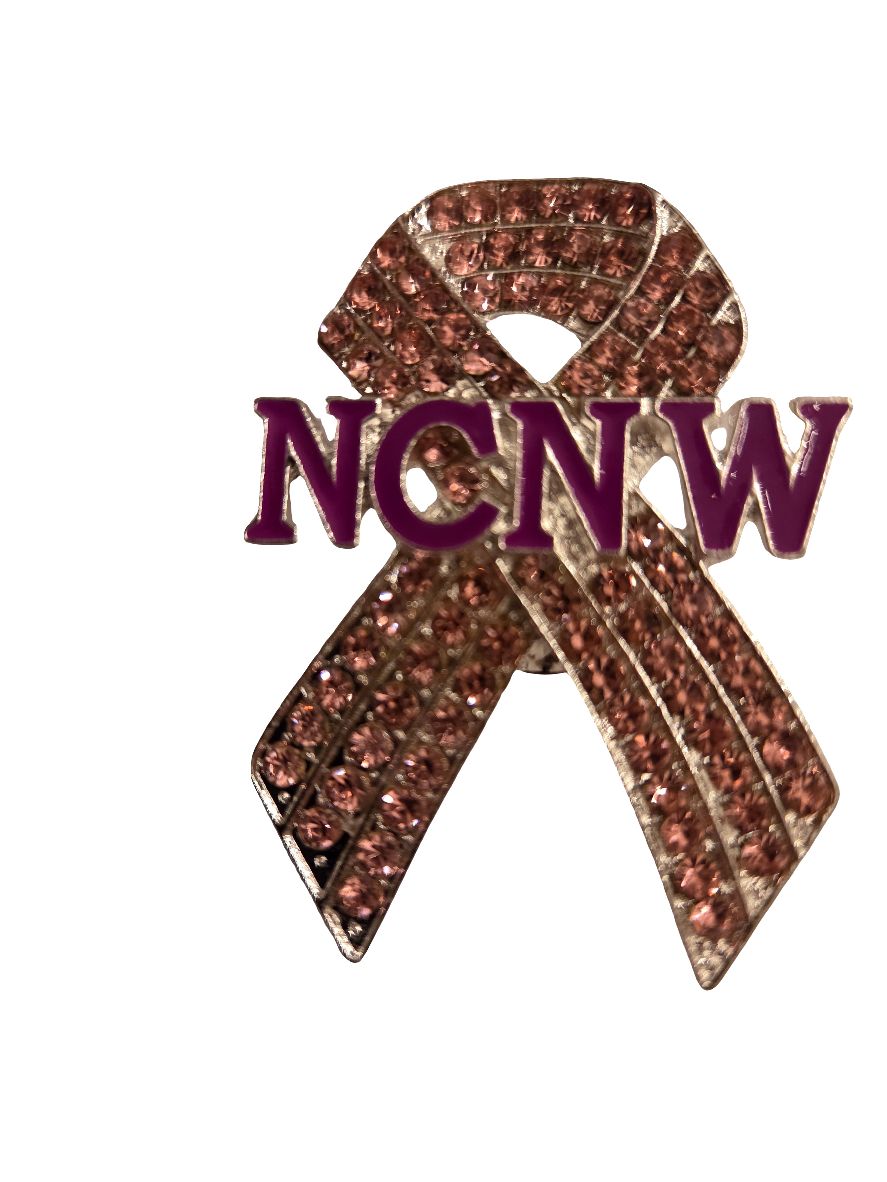 Breast Cancer Awareness - ncnw - brooch