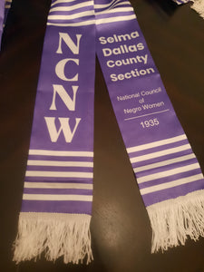 Custom Section Stoles - $25 each (minimum order qty. 30 = $750)