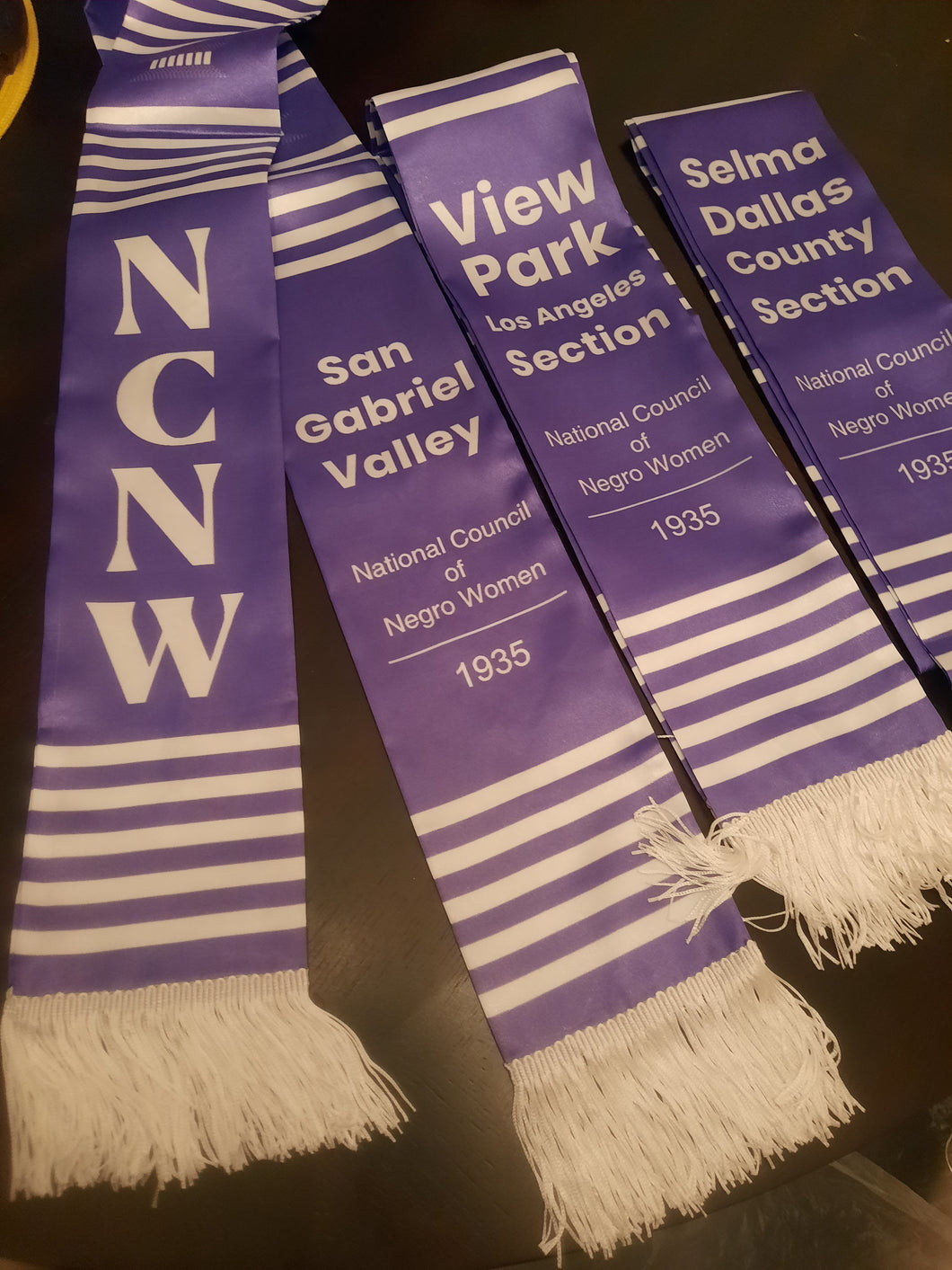 Custom Section Stoles - $25 each (minimum order qty. 30 = $750)