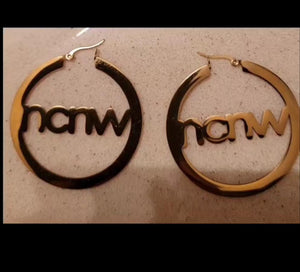 Hoops - NCNW - gold or silver